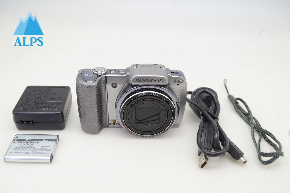 訳あり品 OLYMPUS オリンパス SZ-10 コンパクトデジタルカメラ シルバー 251203d