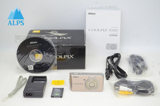 美品 Nikon ニコン COOLPIX S520 コンパクトデジタルカメラ ライトブロンズ 元箱付 251204m