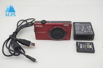 Nikon ニコン COOLPIX S6000 コンパクトデジタルカメラ レッド 251204z