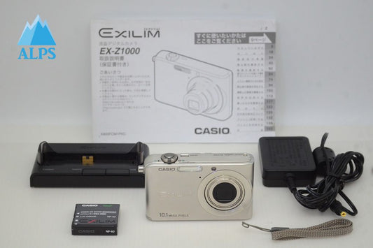 美品 CASIO カシオ EXILIM EX-Z1000 コンパクトデジタルカメラ シルバー 251208f