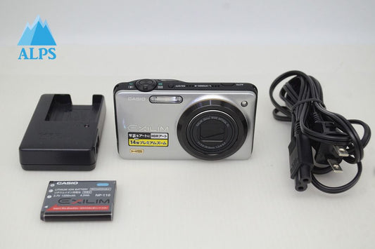 美品 CASIO カシオ EXILIM EX-ZR10 コンパクトデジタルカメラ シルバー 251205o