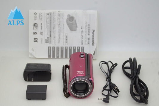良品 Panasonic パナソニック HC W570M デジタルビデオカメラ ピンク HC W570M-P 251208n