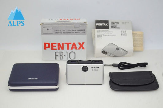 美品 PENTAX ペンタックス FLABINO FB-10 双眼鏡 シルバー 元箱付 251210ag