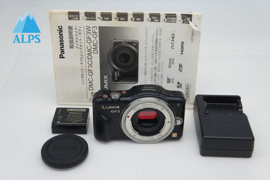 Panasonic パナソニック LUMIX DMC-GF3 ボディ ミラーレス一眼カメラ ブラック 251215ac