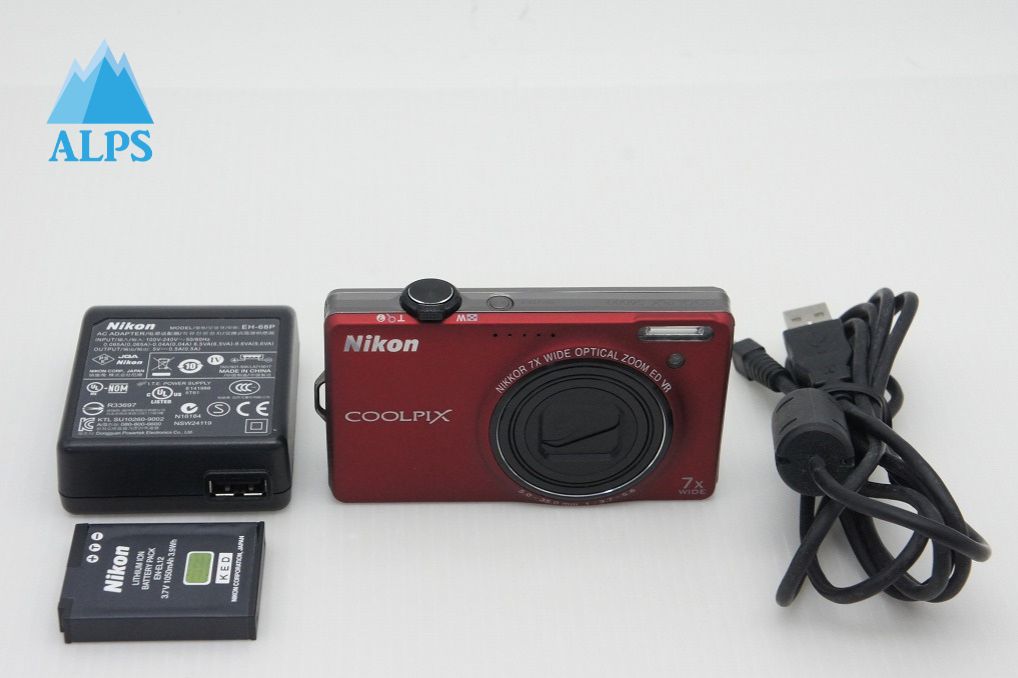Nikon ニコン COOLPIX S6000 コンパクトデジタルカメラ レッド 251208o