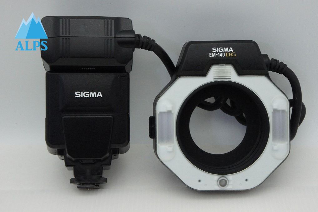良品 SIGMA シグマ ELECTRONIC FLASH MACRO EM-140 DG EO-ETTL II Canon用 キヤノン 251217h