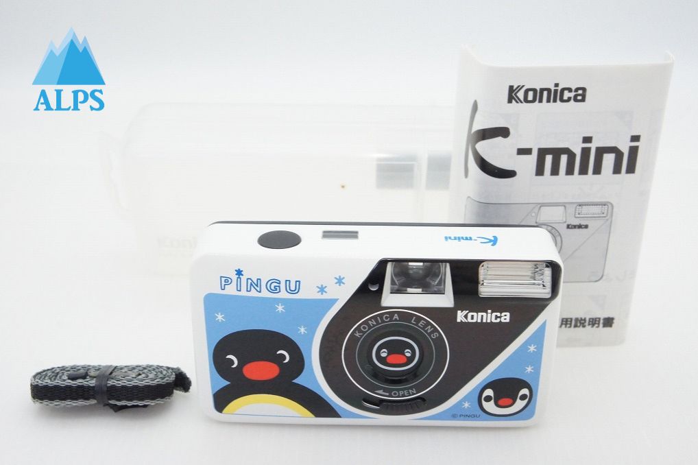 Konica コニカ K-mini PINGU ピングー 35mmコンパクトフィルムカメラ ケース付 251218z