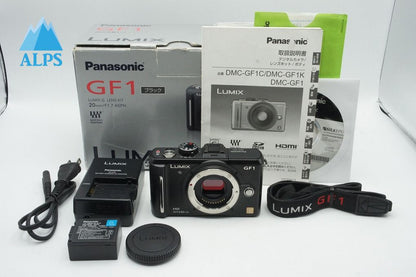 良品 Panasonic パナソニック LUMIX DMC-GF1 ボディ ミラーレス一眼カメラ ブラック 元箱付 251220s