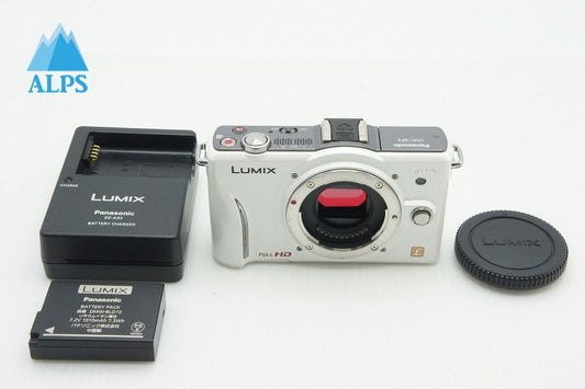 良品 Panasonic パナソニック LUMIX DMC-GF2 ボディ ミラーレス一眼カメラ シェルホワイト 251220d