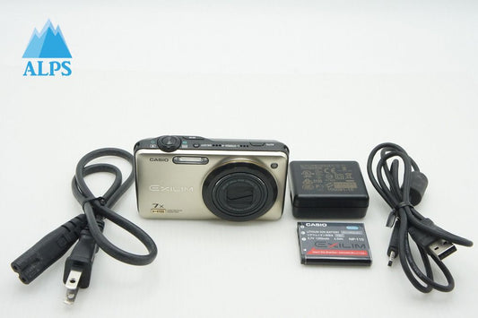 美品 CASIO カシオ EXILIM EX-ZR15 コンパクトデジタルカメラ ゴールド 251223ac