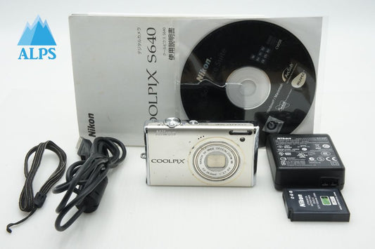 Nikon ニコン COOLPIX S640 シルバー コンパクトデジタルカメラ 251224b