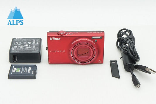 Nikon ニコン COOLPIX S6100 コンパクトデジタルカメラ レッド 251223at
