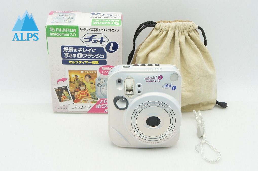 新品級 FUJIFILM フジフィルム インスタントカメラ チェキ instax mini 30 パールホワイト 元箱付 251224an