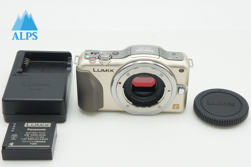 Panasonic パナソニック LUMIX DMC-GF5 ボディ ミラーレス一眼カメラ ゴールド 251224ab
