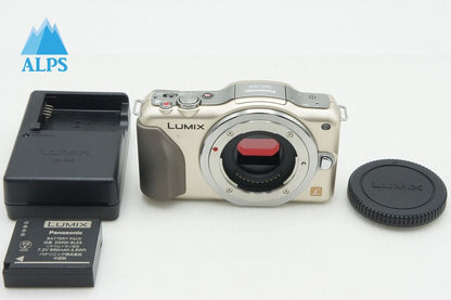 Panasonic パナソニック LUMIX DMC-GF5 ボディ ミラーレス一眼カメラ ゴールド 251224ab