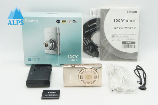良品 Canon キヤノン IXY 430F コンパクトデジタルカメラ ゴールド 元箱付 260105m