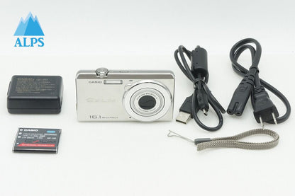 美品 CASIO カシオ EXILIM EX-ZS12 コンパクトデジタルカメラ シルバー 260105j