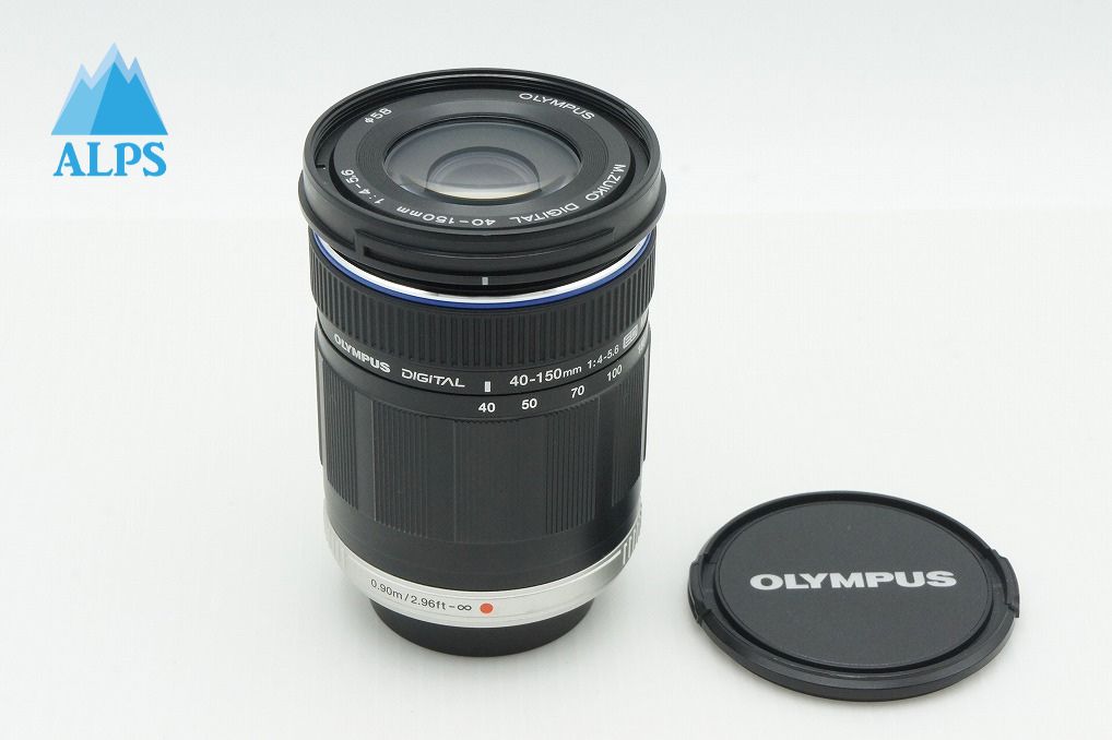 良品 OLYMPUS オリンパス M.ZUIKO DIGITAL ED 40-150mm F4-5.6 マイクロフォーサーズ ブラック ズームレンズ 260107ab