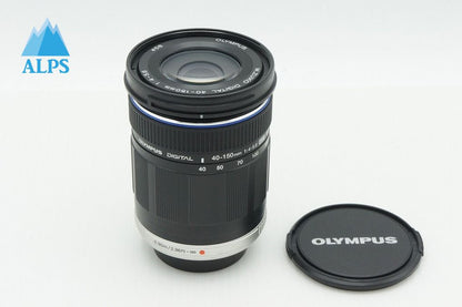 良品 OLYMPUS オリンパス M.ZUIKO DIGITAL ED 40-150mm F4-5.6 マイクロフォーサーズ ブラック ズームレンズ 260107ab