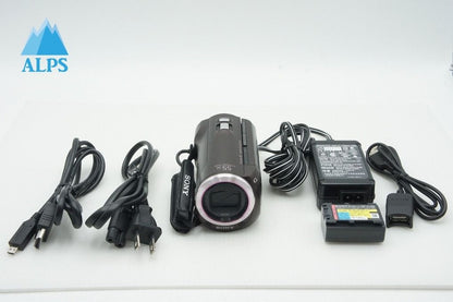 美品 SONY ソニー Handycam HDR-PJ390 デジタルビデオカメラ ボルドーブラウン 260114m