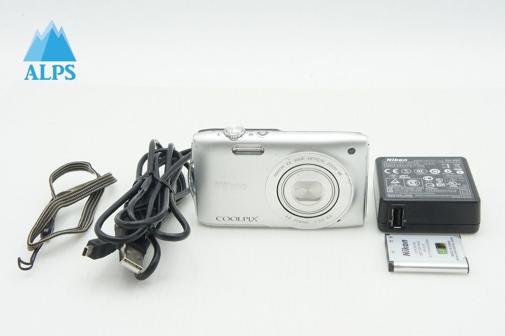 Nikon ニコン COOLPIX S3300 コンパクトデジタルカメラ シルバー 260114g