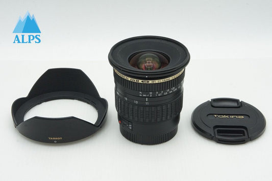 美品 TAMRON タムロン SP AF 11-18mm F4.5-5.6 Di II LD Aspherical IF A13 ズームレンズ Canon キヤノン用 EFマウント APS-C フード付 260115ab