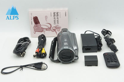 美品 Canon キヤノン iVIS HF M41 デジタルビデオカメラ シルバー 260116h