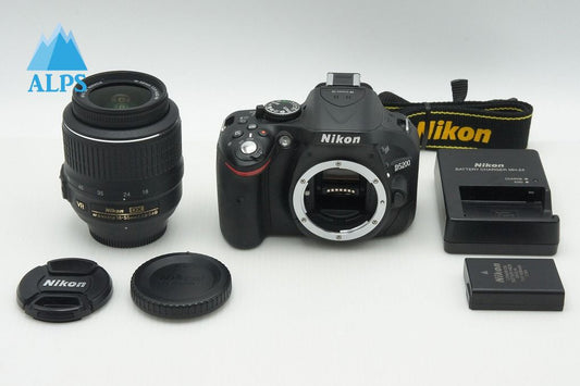 美品 Nikon ニコン D5200 ボディ + AF-S DX 18-55mm VR レンズキット デジタル一眼レフカメラ 260121u