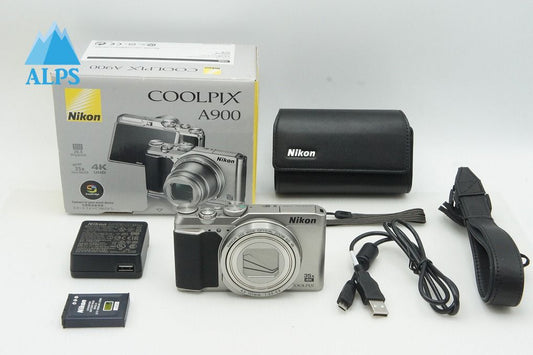 美品 Nikon ニコン COOLPIX A900 コンパクトデジタルカメラ シルバー 元箱付 260126s