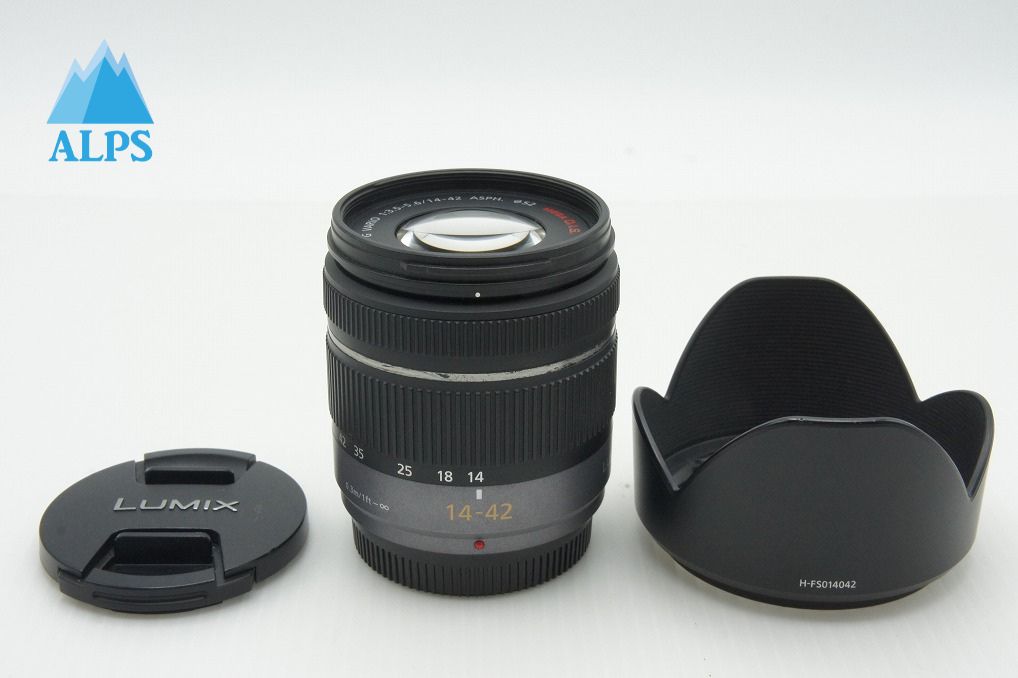 Panasonic LUMIX G VARIO 14-42mm F3.5-5.6 ASPH. MEGA O.I.S H-FS014042 マイクロフォーサーズ ズームレンズ 260126p
