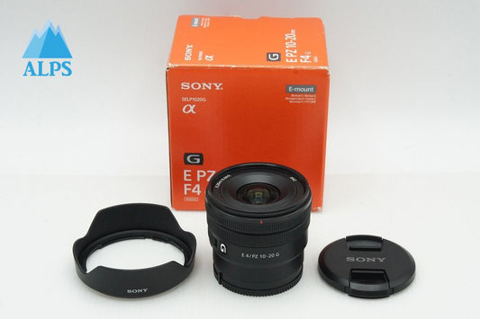 美品 SONY ソニー E PZ 10-20mm F4G SELP1020G ズームレンズ フード 元箱付 260126ae
