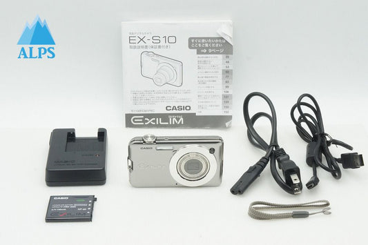美品 CASIO カシオ EXILIM EX-S10 コンパクトデジタルカメラ シルバー 260123ag