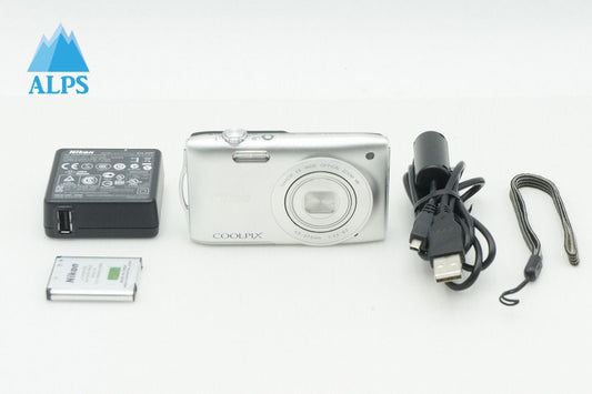 良品 Nikon ニコン COOLPIX S3300 コンパクトデジタルカメラ クリスタルシルバー 260123x