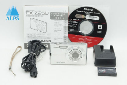 良品 CASIO カシオ EXILIM EX-Z250 コンパクトデジタルカメラ シルバー 260126q