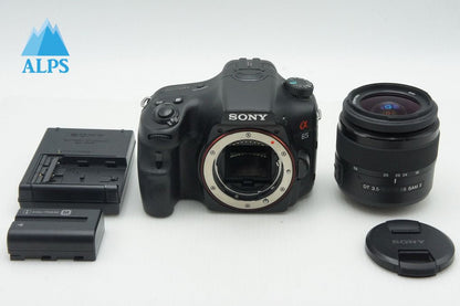 良品 SONY ソニー α65 + DT 18-55mm SAM II レンズキット デジタル一眼レフカメラ 260128j