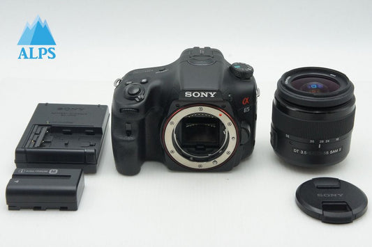 良品 SONY ソニー α65 + DT 18-55mm SAM II レンズキット デジタル一眼レフカメラ 260128j