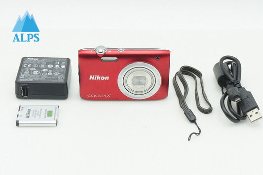 美品 Nikon ニコン COOLPIX S2900 コンパクトデジタルカメラ レッド 260126m