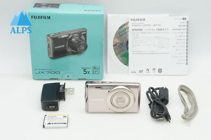 美品 FUJIFILM フジフィルム FinePix JX700 コンパクトデジタルカメラ ピンクゴールド 元箱付 260126j