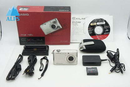 良品 CASIO カシオ EXILIM EX-Z1000 コンパクトデジタルカメラ シルバー 元箱付 260123z