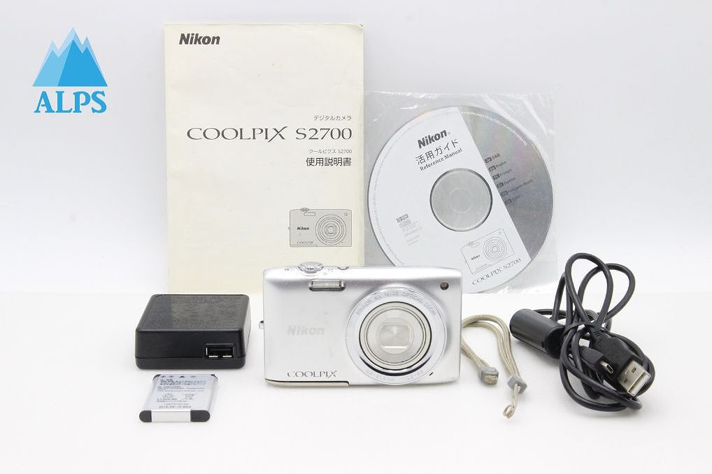 Nikon ニコン COOLPIX S2700 コンパクトデジタルカメラ シルバー 260121r