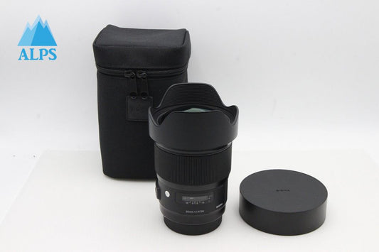 良品 SIGMA シグマ Art 20mm F1.4 DG HSM Canon キヤノン EFマウント 単焦点レンズ フルサイズ ケース付 260130i