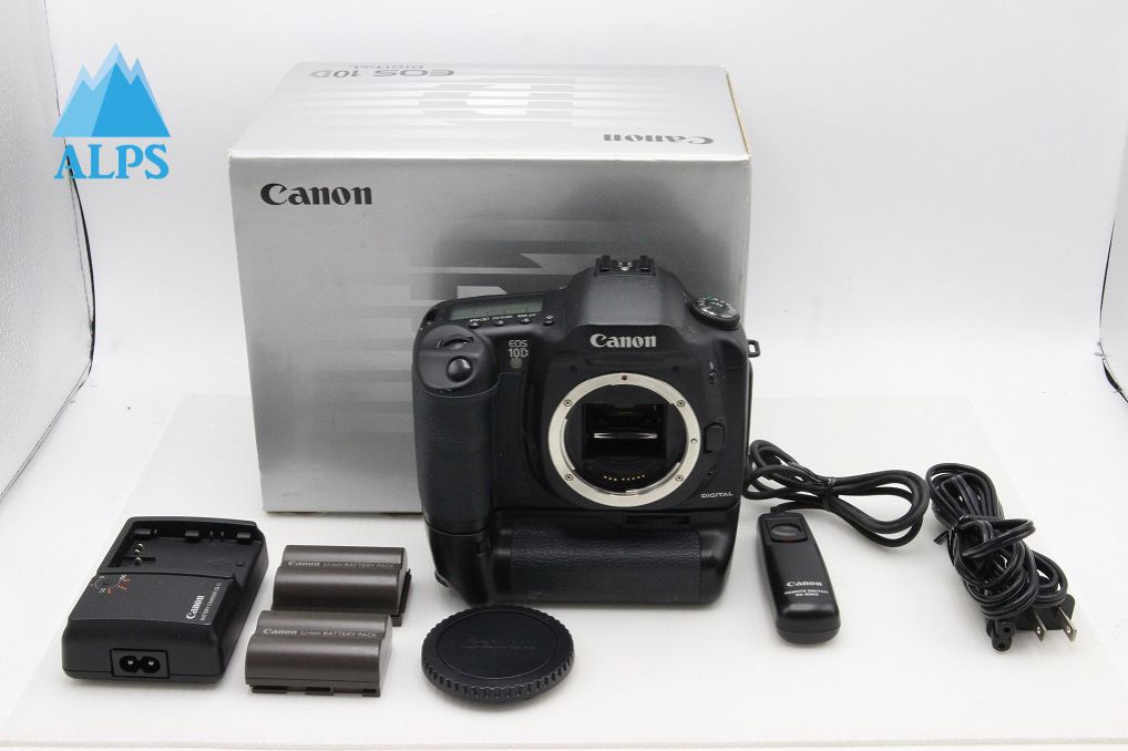 美品 Canon キヤノン EOS 10D ボディ デジタル一眼レフカメラ バッテリーグリップ 元箱付 260129w