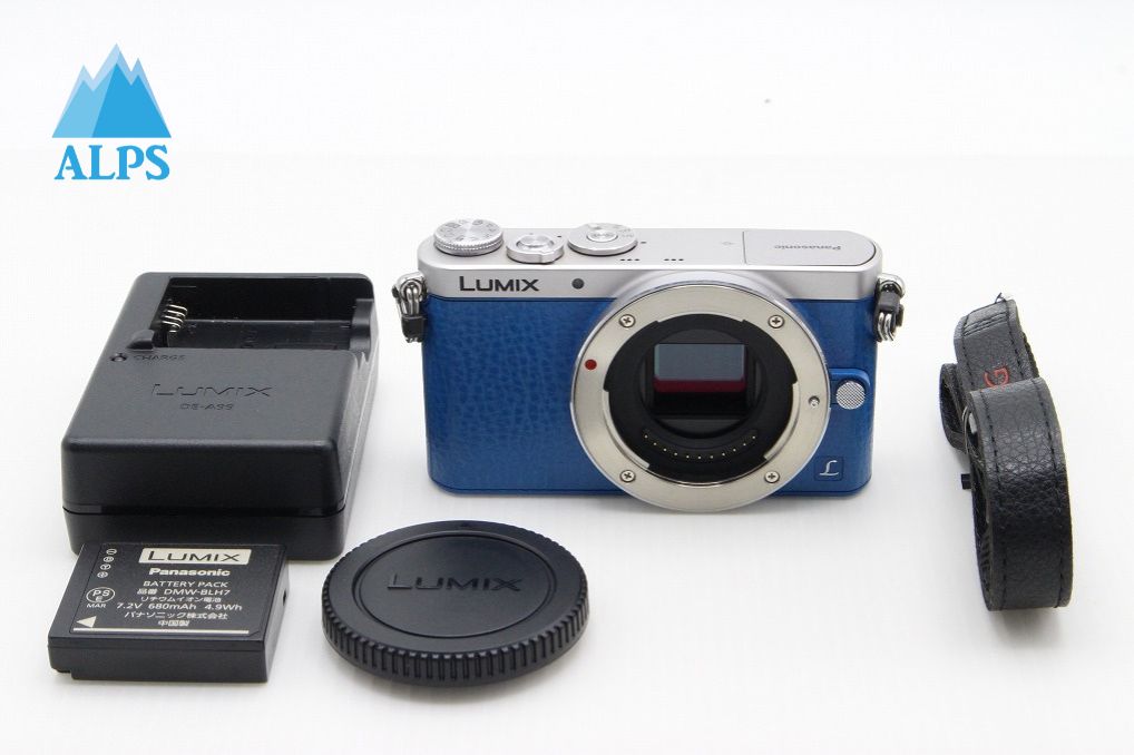 美品 Panasonic パナソニック LUMIX DMC-GM1S ボディ ミラーレス一眼カメラ ブルー 260131s