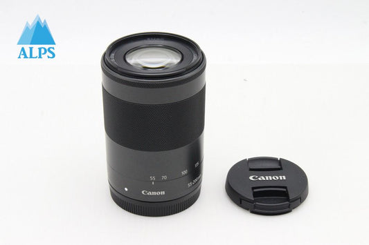 美品 Canon キヤノン EF-M 55-200mm F4.5-6.3 IS STM EF-Mマウント ズームレンズ ブラック 260129r