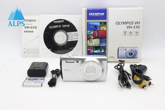 美品 OLYMPUS オリンパス VH-510 コンパクトデジタルカメラ シルバー 元箱付 260131k