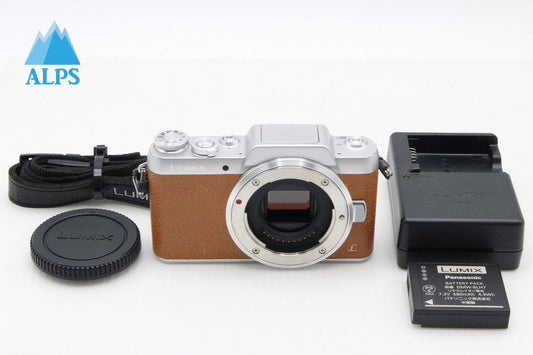 美品 Panasonic パナソニック LUMIX DMC-GF7 ボディ ミラーレス一眼カメラ ブラウン 260202b