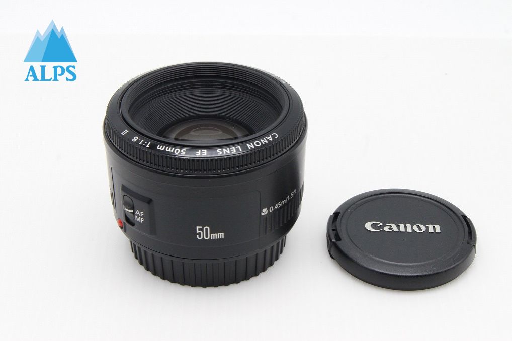 良品 Canon キヤノン EF 50mm F1.8 II フルサイズ 単焦点レンズ 260130e