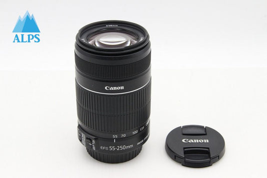 美品 Canon キヤノン EF-S 55-250mm F4-5.6 IS II APS-C ズームレンズ 260131b