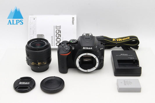 良品 Nikon ニコン D5500 ボディ + AF-S DX 18-55mm VR II レンズキット デジタル一眼レフカメラ 260131m