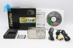 FUJIFILM フジフィルム FinePix F50fd コンパクトデジタルカメラ シルバー 元箱付 260203o